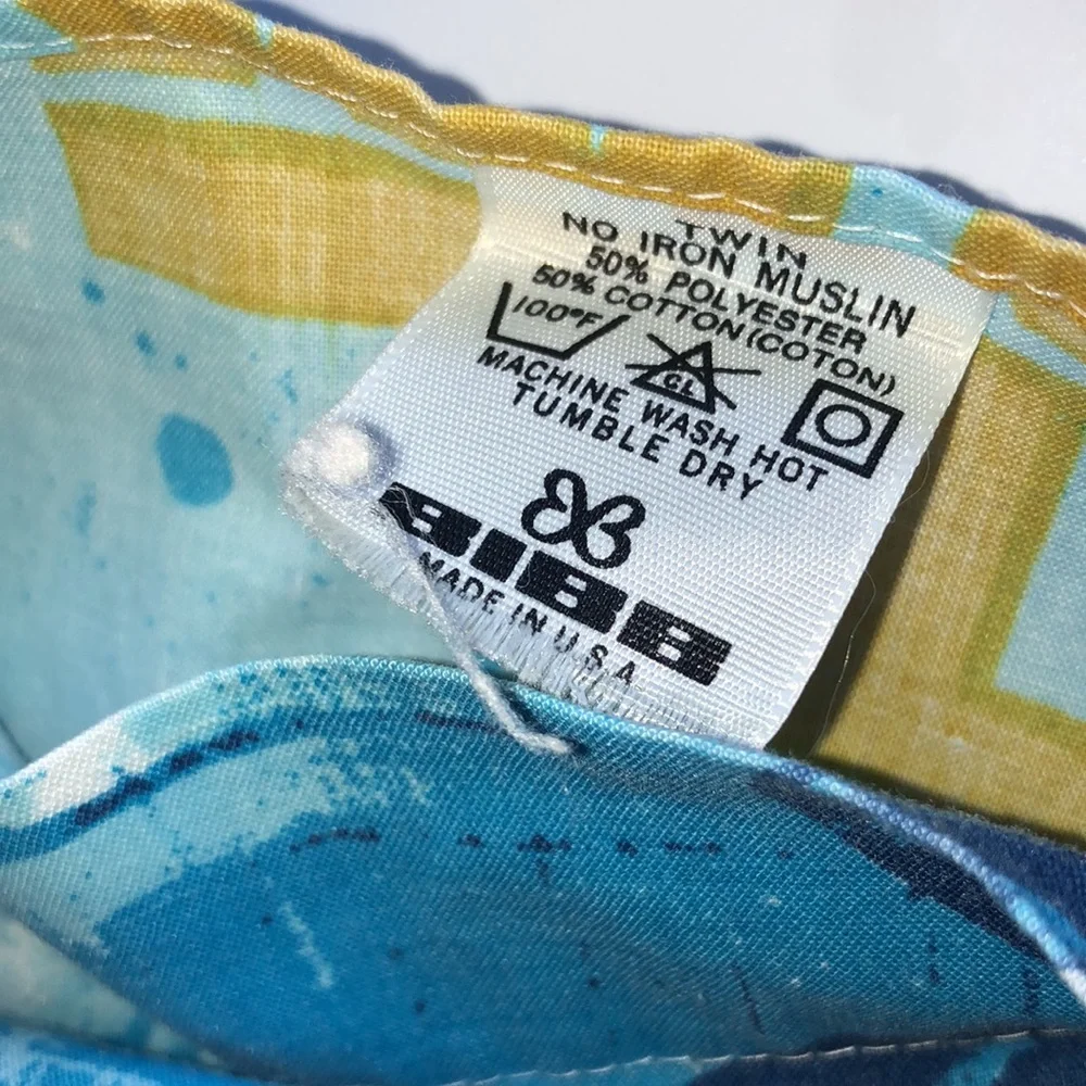 Star Wars Twin Flat Sheet Vintage STAR WARS BLUE TWIN FLAT 70s Star Wars
